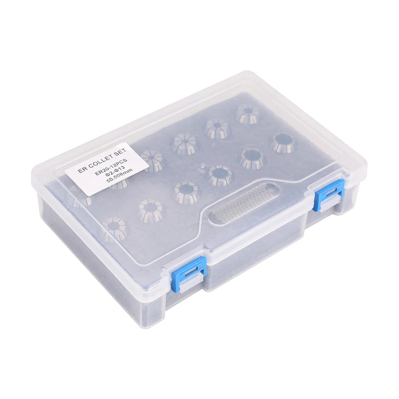 High precision 0.008mm ER collet set ER8 ER11 ER16 ER20 ER25 ER32 ER40 ER50 for ER collet chuck