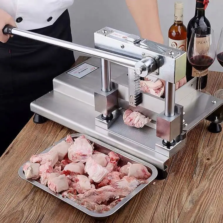 Chinese factory big bones meat saw cutting machinery frozen meat manual bone cutter manual cutter for meat with cheap price