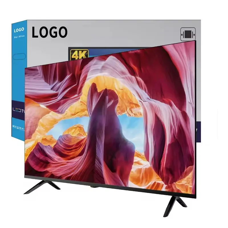 Wholesale customization 50 65 75 85 inch 4k hd intelligent wifi LCD TV by foreign trade manufacturers