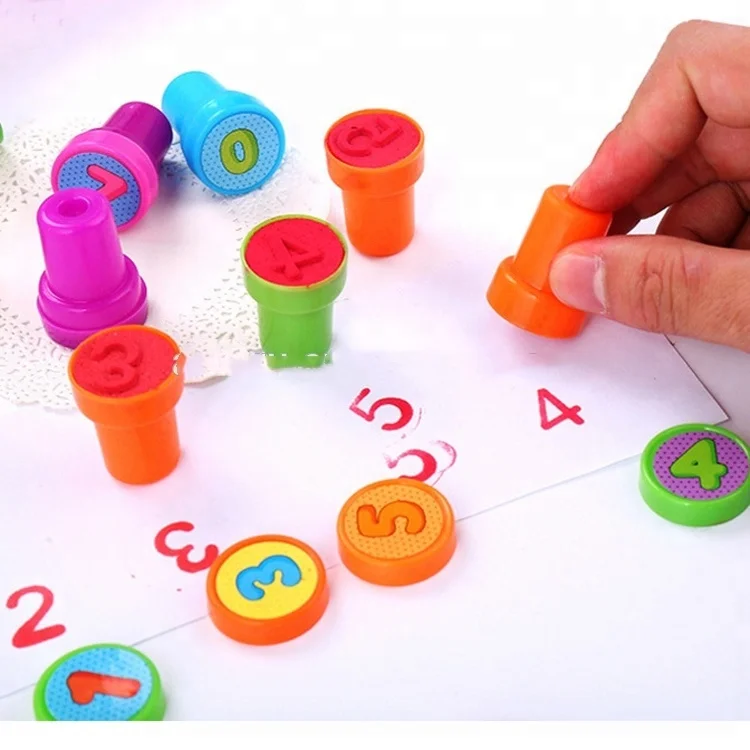 2023 factory direct sale transparent Combined roller stamp baby roller self inking stamp