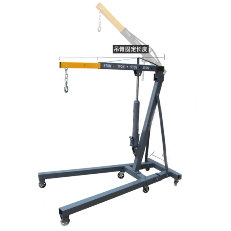 2ton car lifter trolley engine crane hoist jack tool with stand