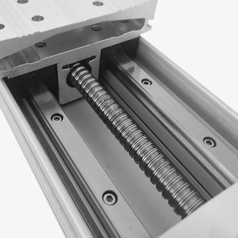 
Semi-closed electric linear guide rail CNC cross precision slide table dovetail groove sliding table module LYKR120S 600mm 