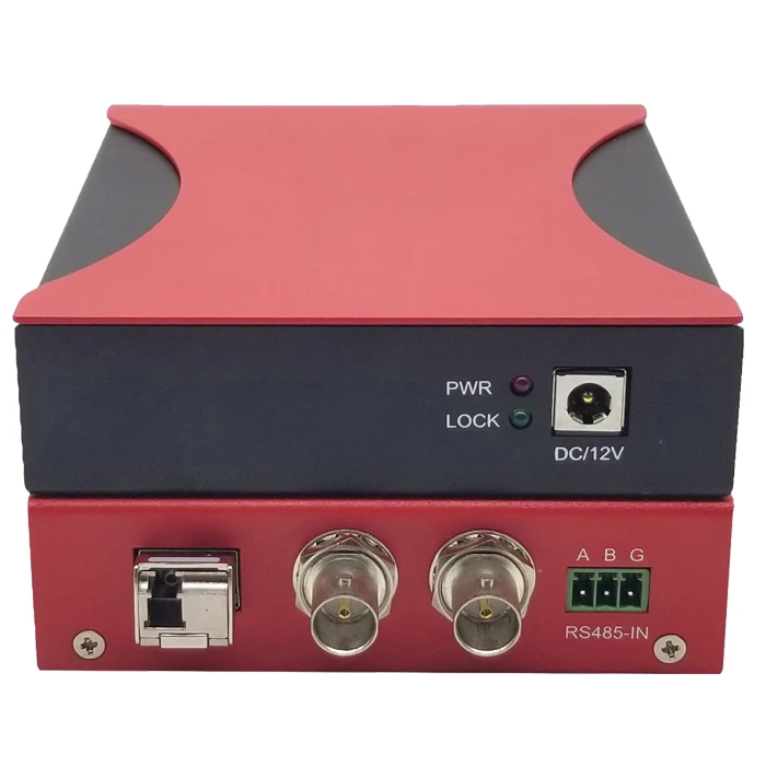 1310nm or 1550nm 2-Channel 12G-SDI/FC/SC Single-Mode  Fiber Transceiver and Receiver with RS485