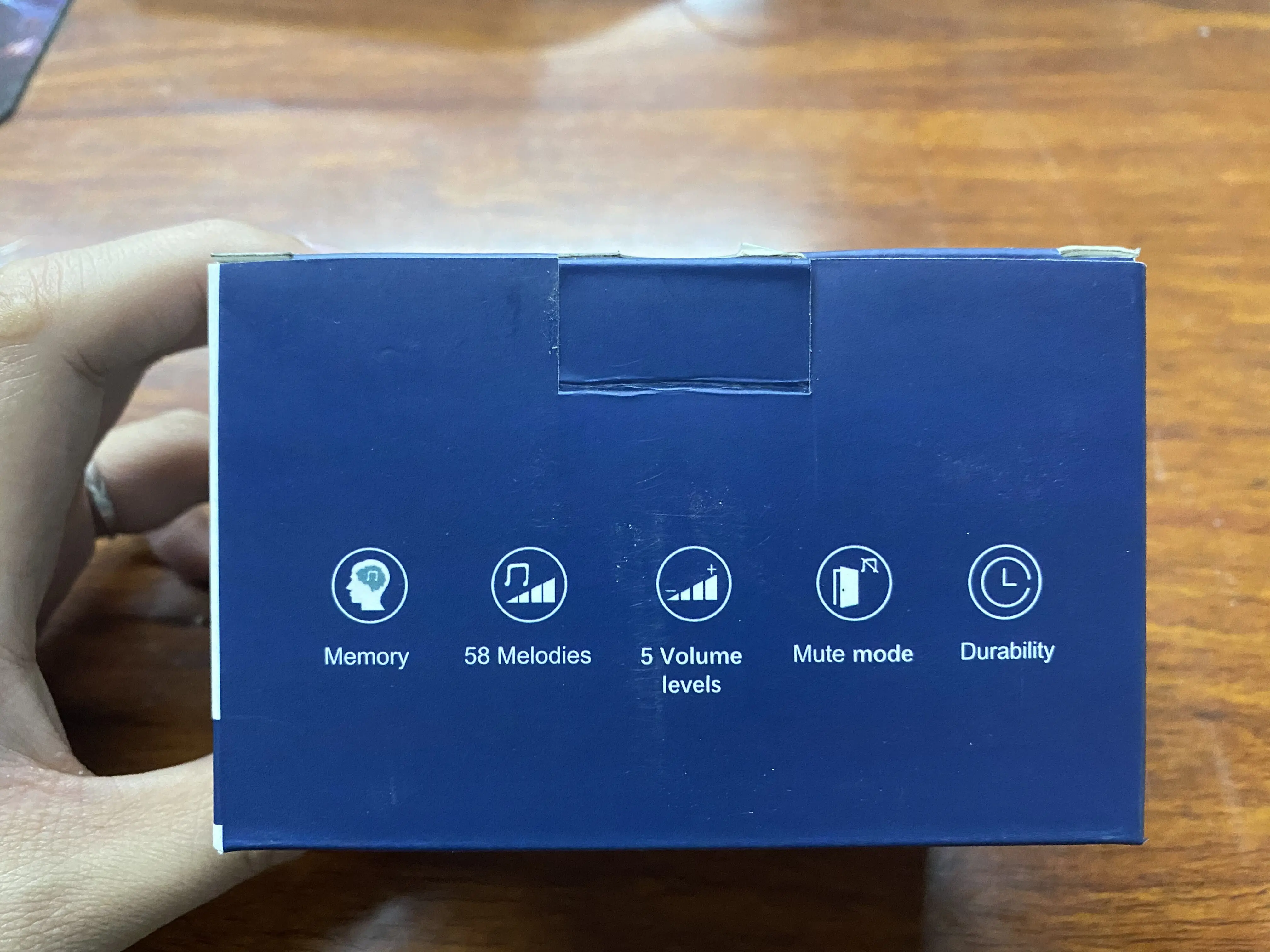  58 sound compatible 433MHz wireless detectors Intelligent Wireless Doorbell Strobe Alarm System