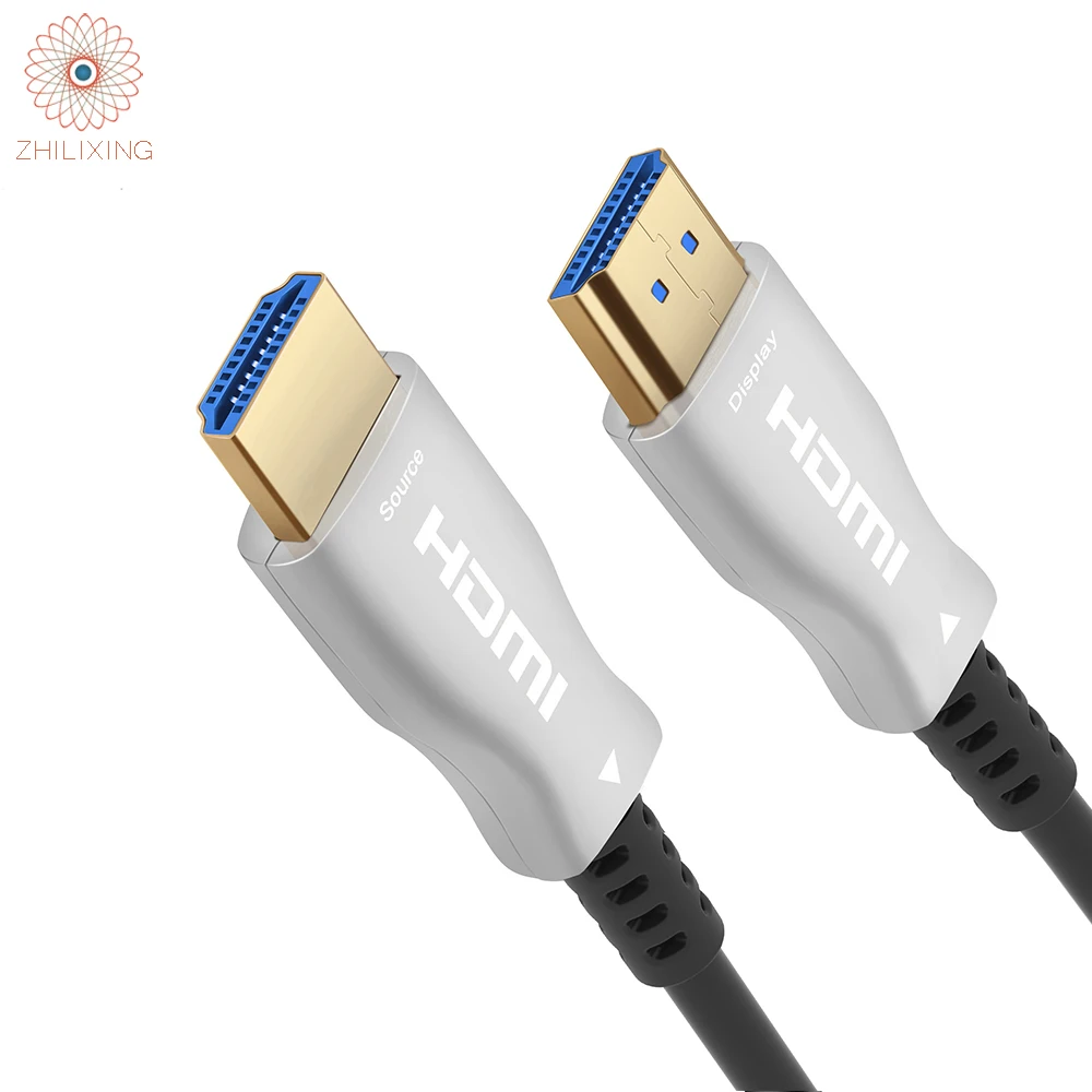 Горячая Распродажа HDMI 2,0 4k самый длинный волоконно-оптический кабель AOC kable для ТВ av аудио и видео проектора проводка трубы 10 м 30 м 50 м 100 метра
