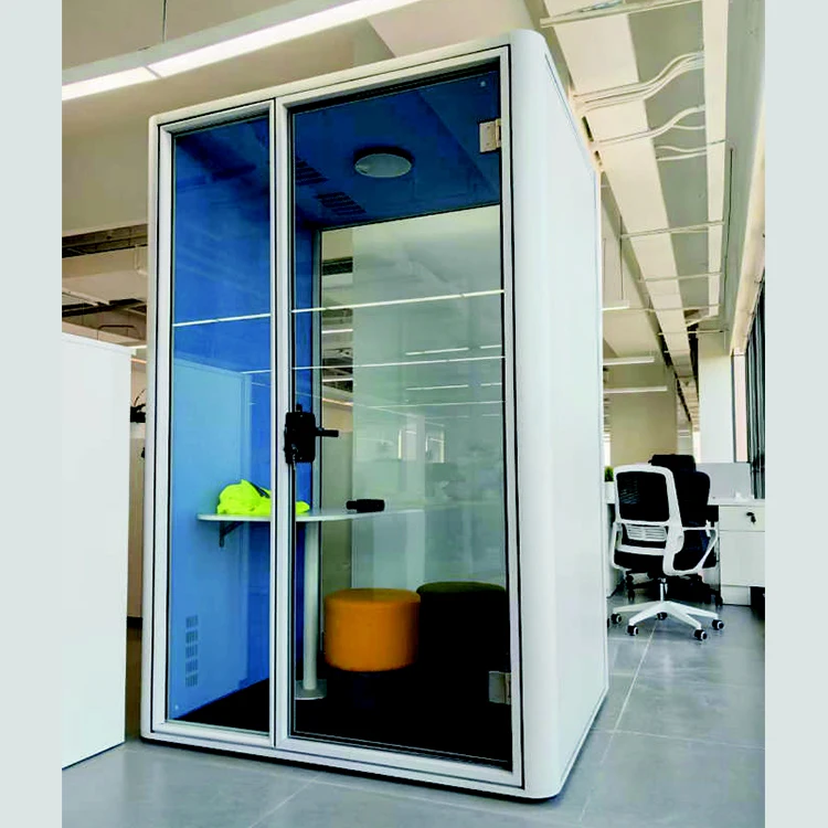 Movable Meeting Soundproof Booth Acoustic Private Office Meeting Pod Phone Booth Office Working Studio Sound Booth
