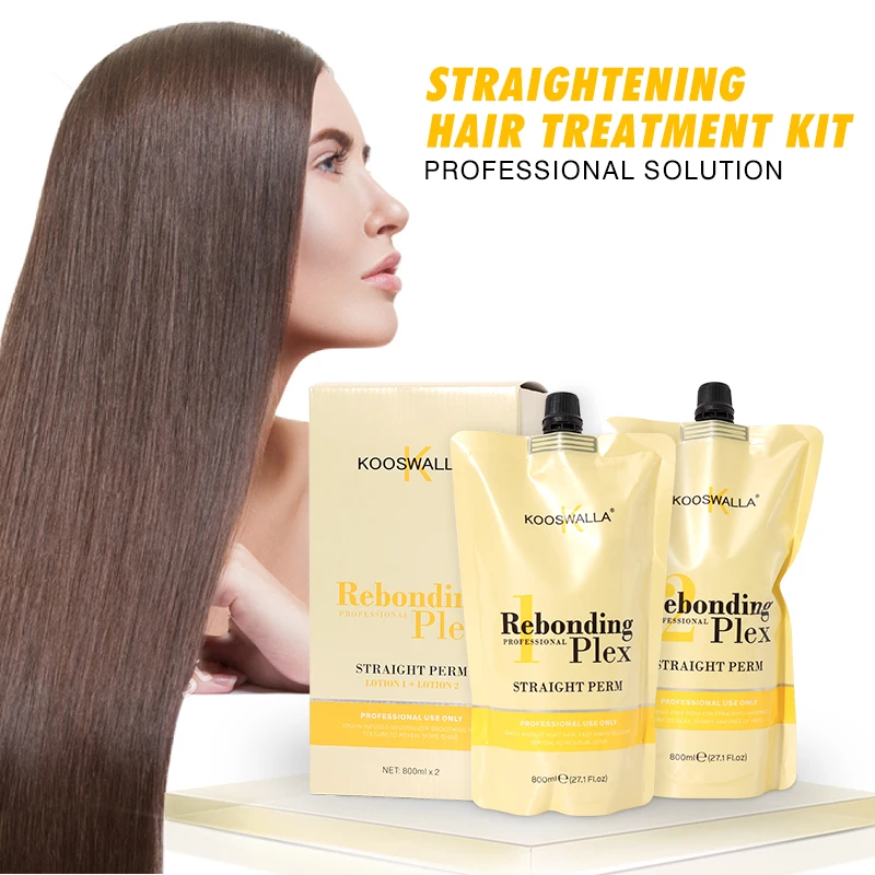 2023 New Design Straight Effect Hair Perm Lotion Rich In Argan Oil Smooth Hair
