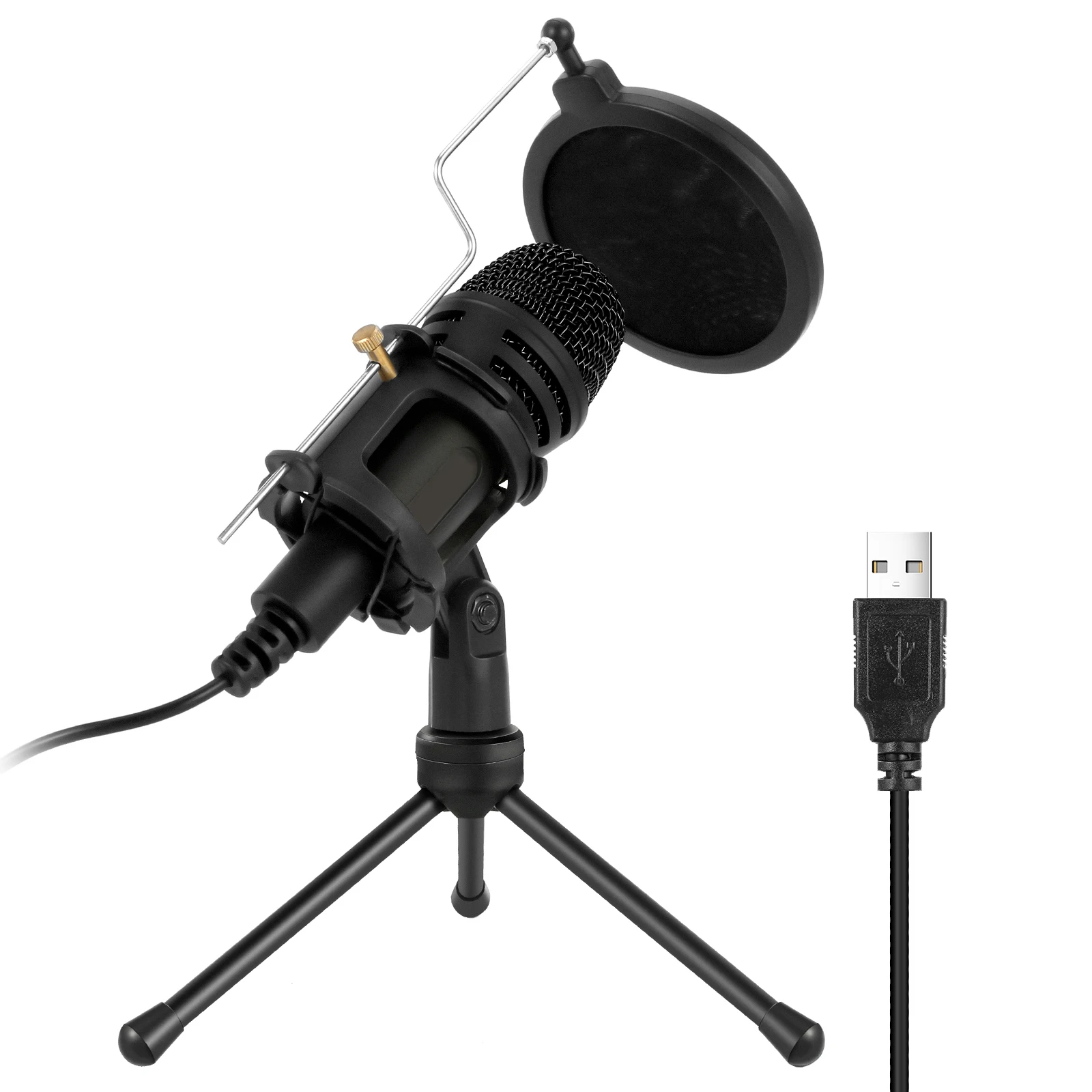 Профессиональный Компьютер USB микрофон Студийный
