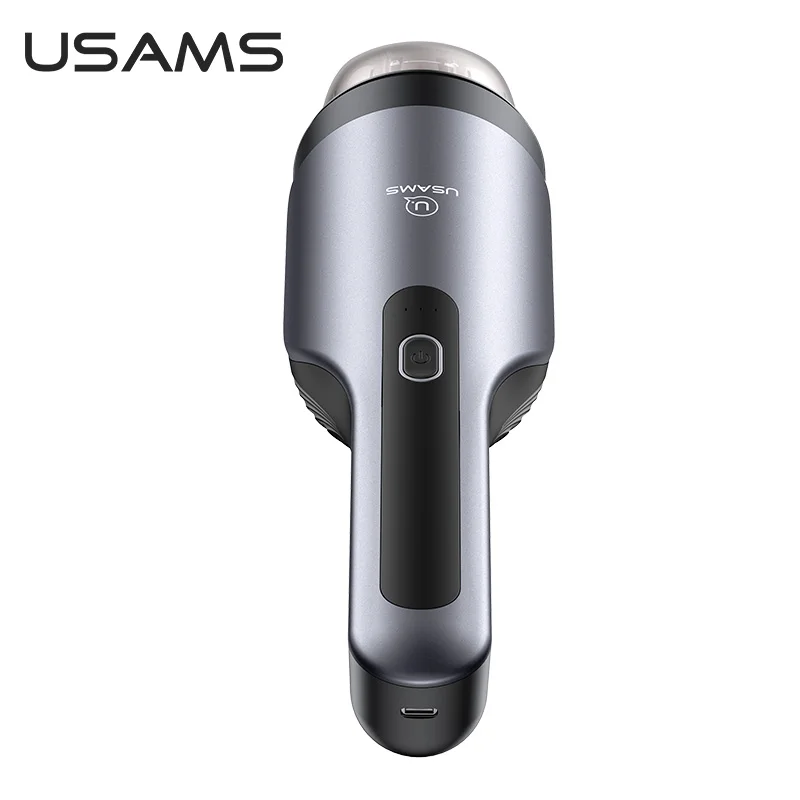 USAMS 5500Pa Strong Power Car Vacuum Cleaner USB Rechargeable Mini Cordless Dust Buster for Car Home Desk Keyboard