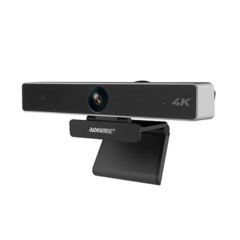 Веб-камера UHD 4K с 5-кратным цифровым увеличением широкоугольная со встроенным микрофоном и шумоподавлением интерфейсом