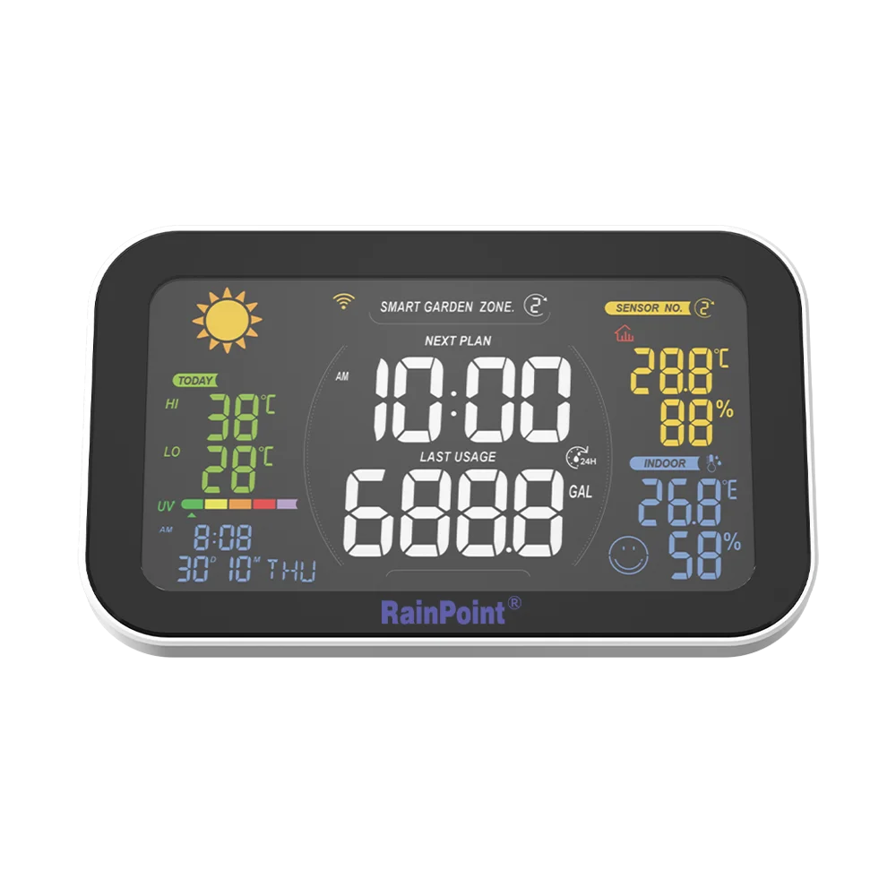 Garden 2 outlets Automatic Watering irrigation System Smart Garden Timer Wifi Automatic Drip Irrigation Controller with 2 zones