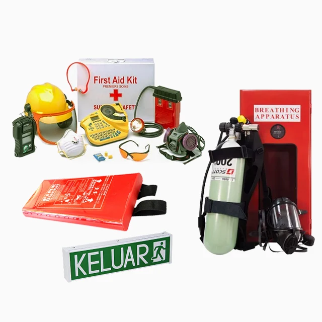 Fire fighting equipment Brunei height fall protection harness emergency rescue equipment list for fire safety equipment