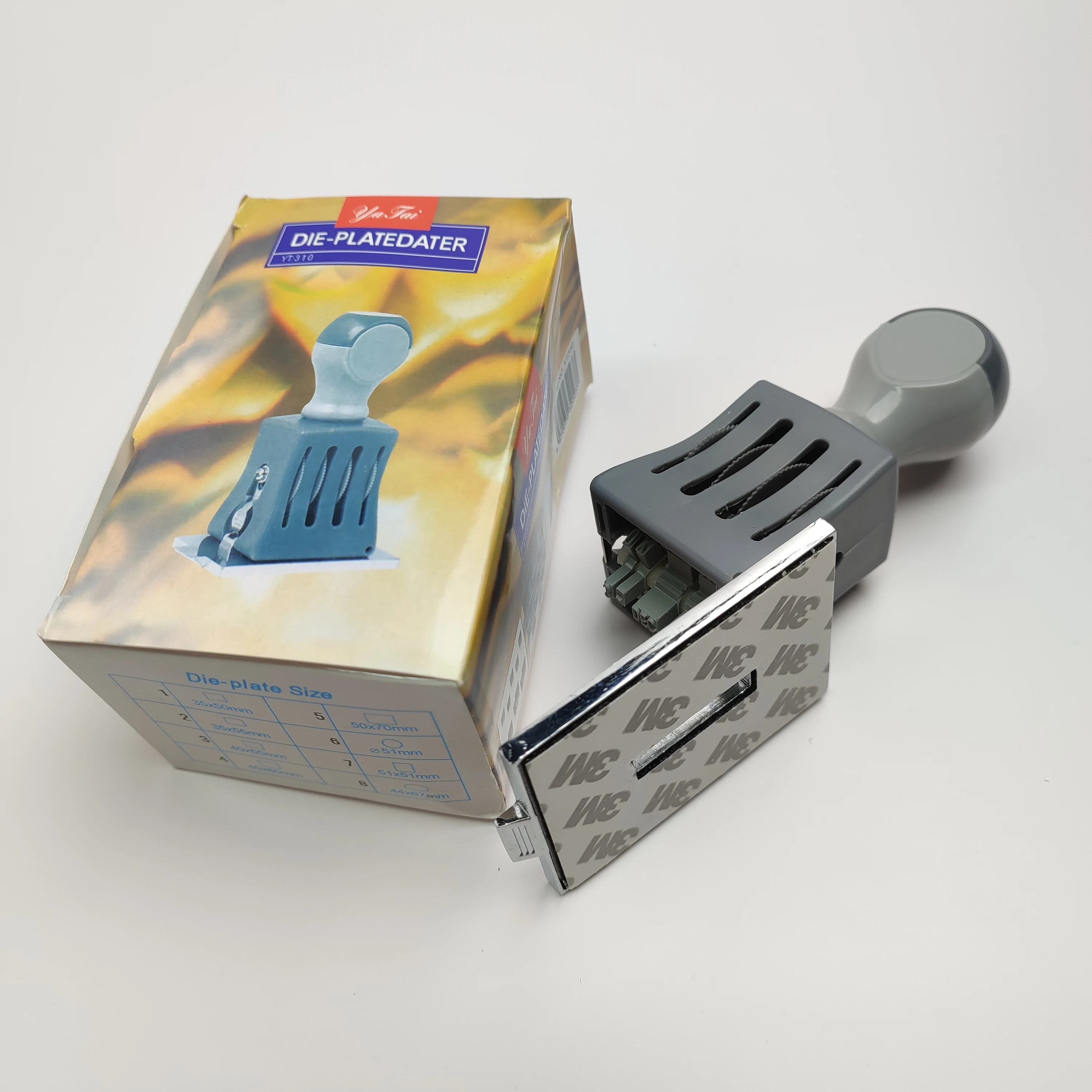 Expiration Date Code Stamps Plastic DIY Self Inking Rubber Stamp Office Self Inking Date Stamp