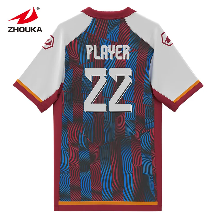 Wholesale Custom original quality  Sublimation Soccer Jersey For Men Custom Retro Football jersey Shirt