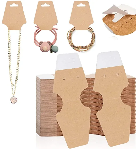 Прочный держатель для ожерелья 50*60 мм самоклеящаяся упаковка ювелирных изделий продажа карт