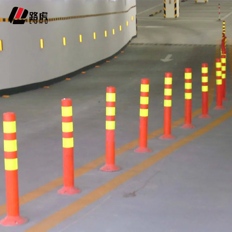 70mm Reflective Flexible Road Traffic Marker Post Plastic Eva Delineator Warning Post