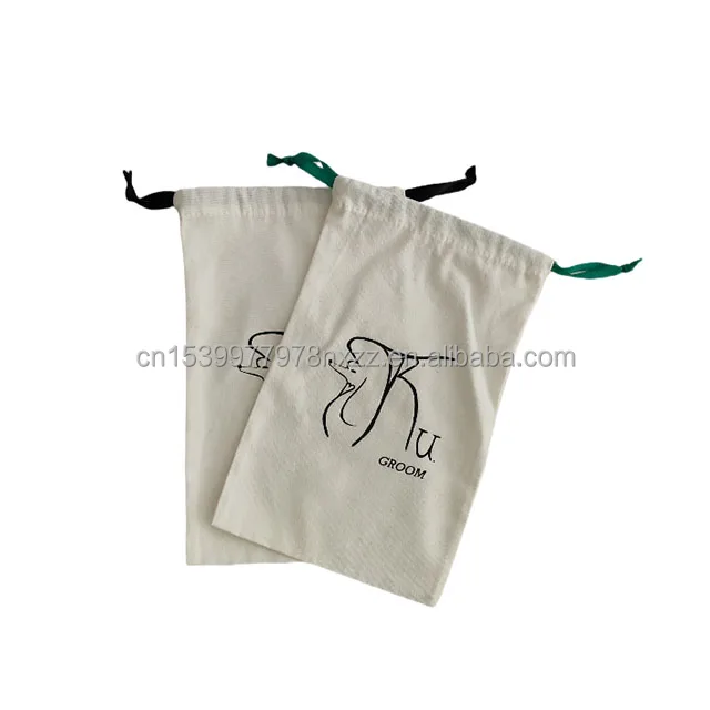 Wholesale Eco Friendly Dustbag Canvas Cotton Drawstring Shoe Bags Cloth Dust Bags For Shoes