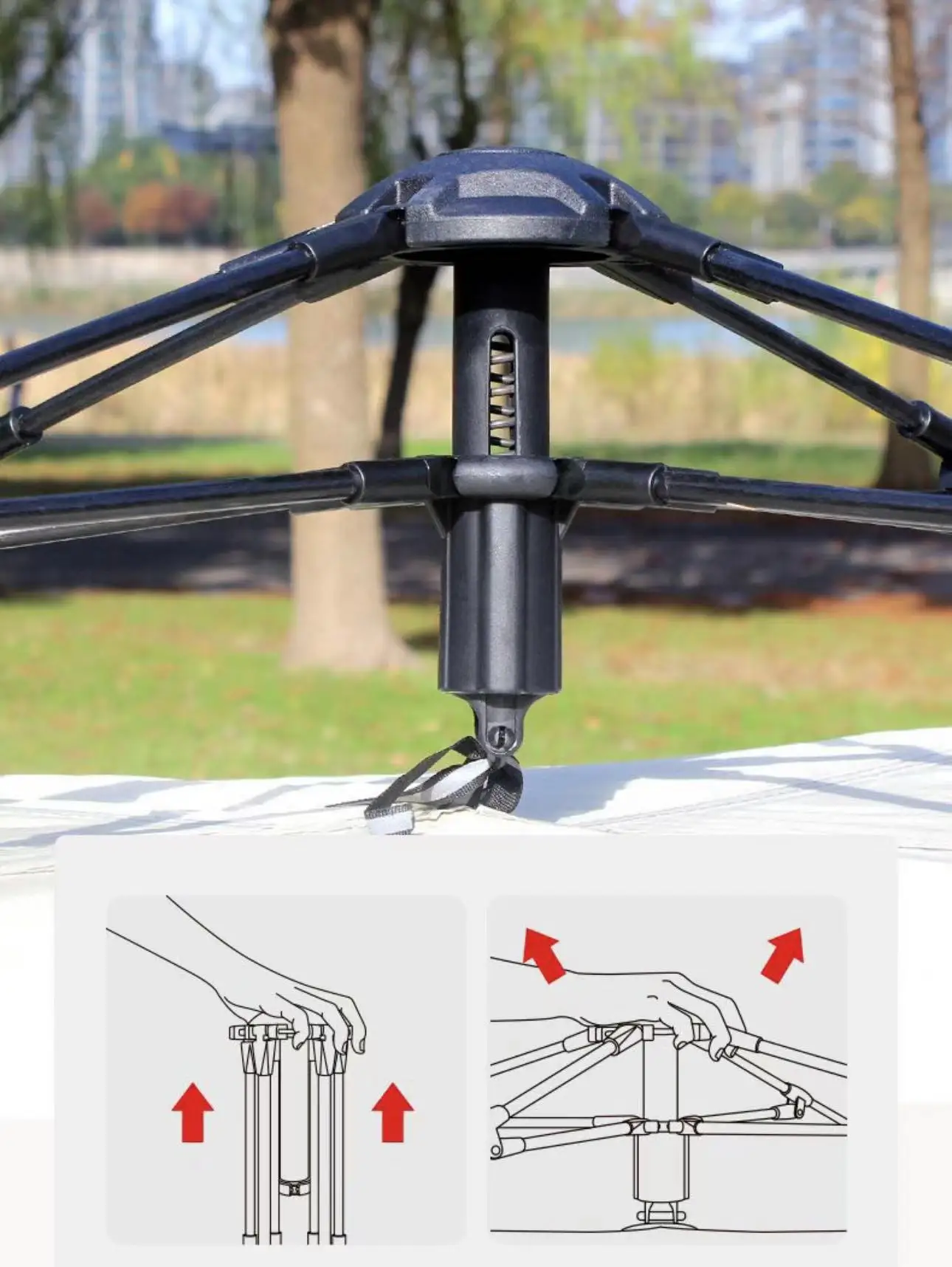 Tent outdoor camping automatic free installation of real double tent field travel courtyard portable mosquito tent