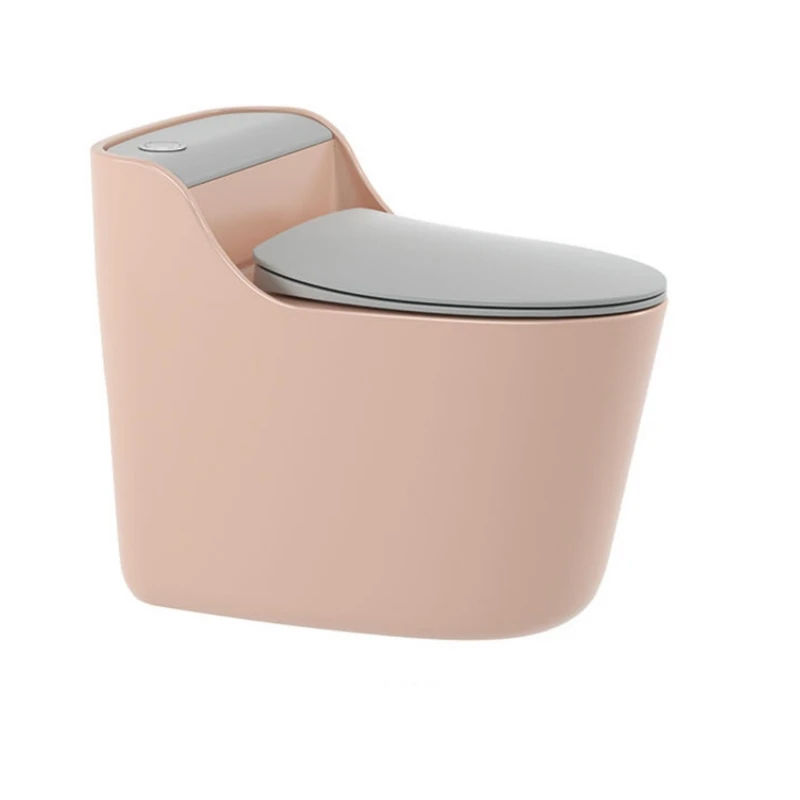 Bright Colored Wc One Piece Egg Shape Toilet New Model 2024 Wc Toilets