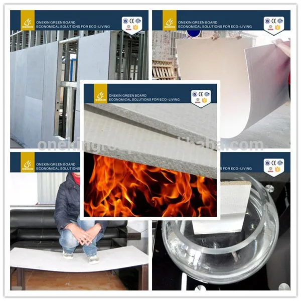 
Light Steel Villas Fiberglass MgO Sheet Board for Villas 