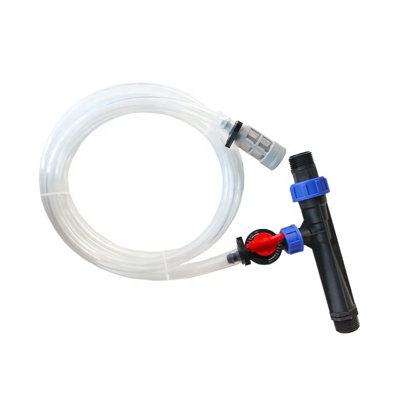 Low Cost Multi Size Venturi Fertilizer Injector for Agricultural Irrigation System