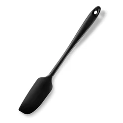 Seamless Series Long Handle Silicone Jar Spatula BPA Free Silicone Scraper for  Blenders
