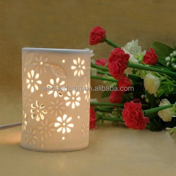 Оптовая продажа полая керамическая масляная горелка подарочный набор Эфирная восковая