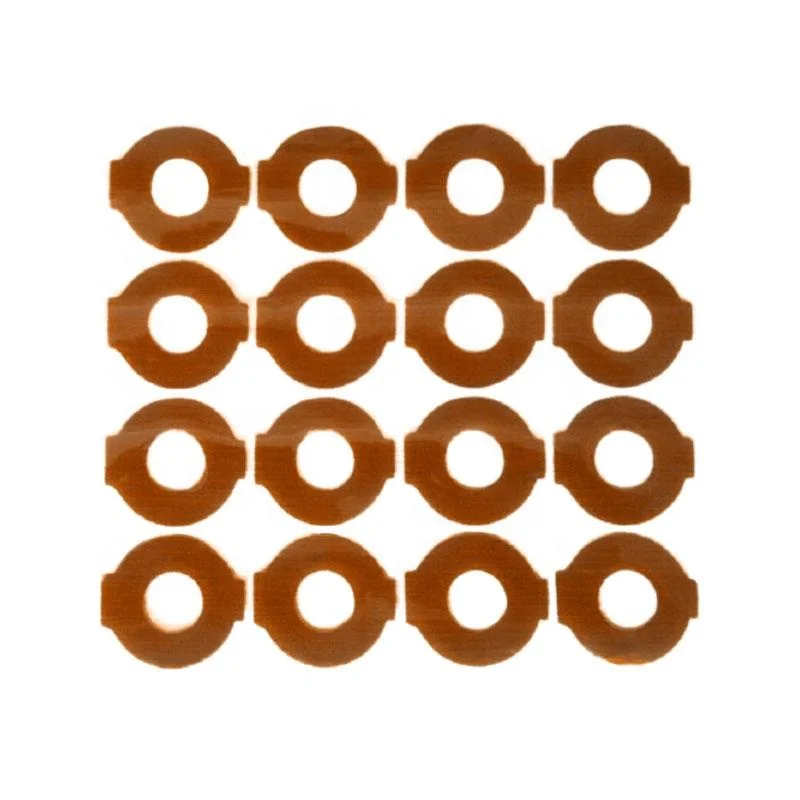 Factory Die Cutting Polyimide Masking Discs Polyimide Dots Polyimide Film Tape Die Cutting Any Size