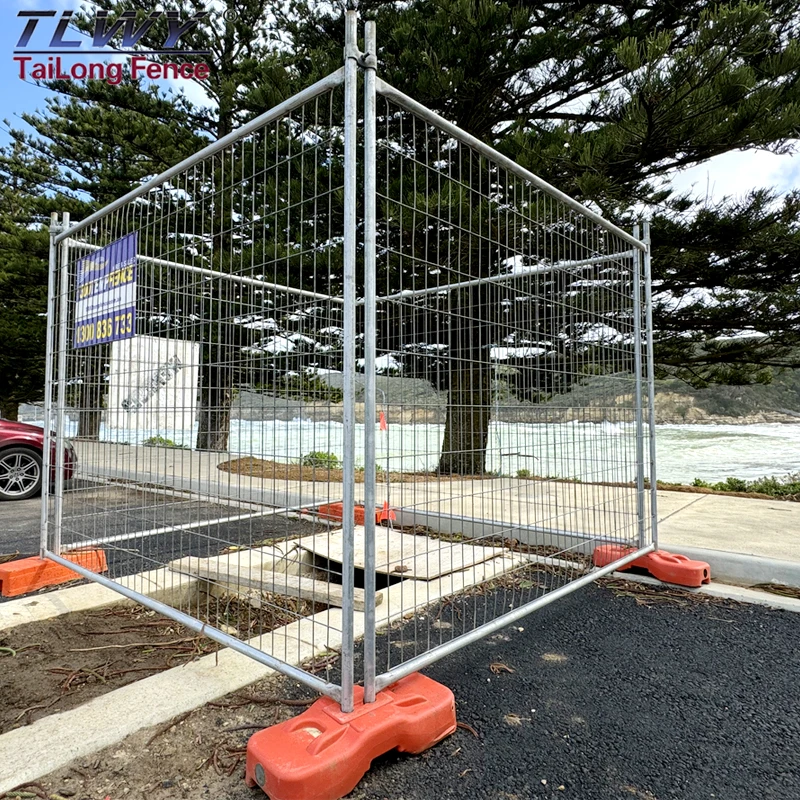 Construction Event Sites Powder Coated Australia Temporary Fence Chain Link Temporary Fence