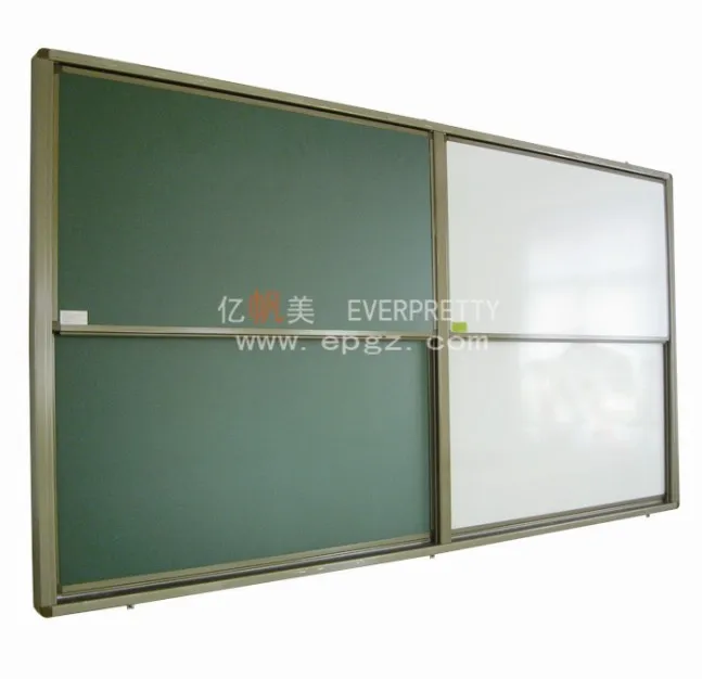 Modern High School Classroom Furniture Sliding Easy Dry Erase Magnetic School Writing Chalk board