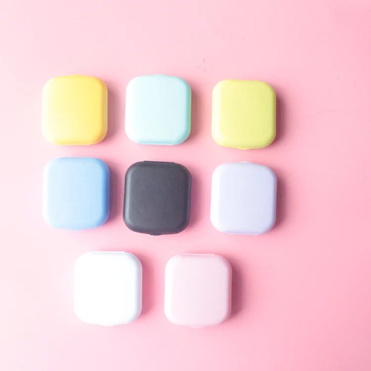 Small Portable Contact Myopia Glasses case with Mirror Care case  Companion case