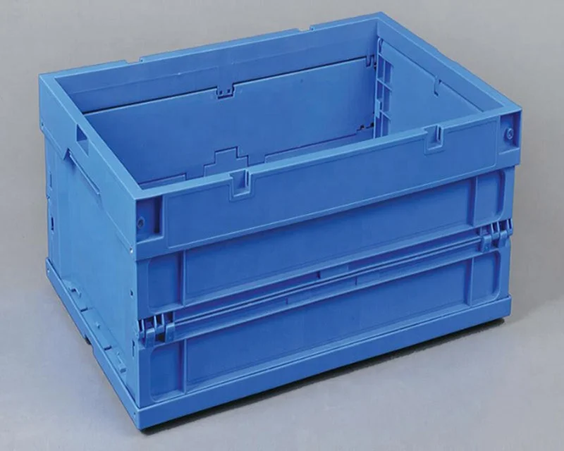 
600*400*320mm PP material stackable moving plastic collapsible container for catering industry Transportation 