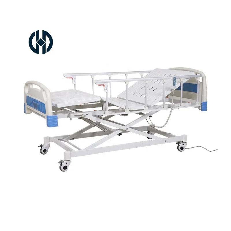 Hospital Icu Medical Manual Integral Lift Nursing Bed Intensive Care Unit Hand-cranked Three-function Hospital Bed