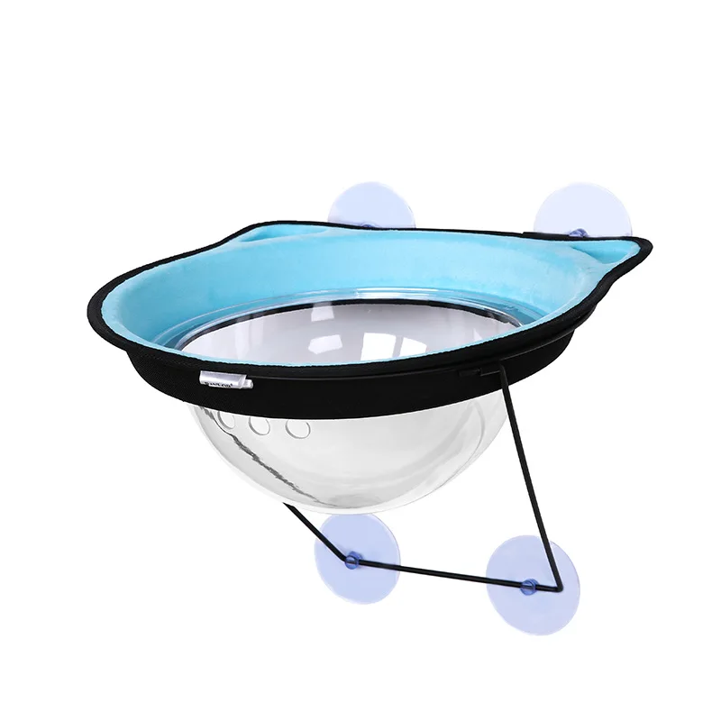 High quality transparent nest hanging elevated pet beds cat hammock for window