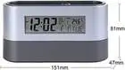 Unique advertisement LCD digital electric table music alarm pen holder automatic calendar clock