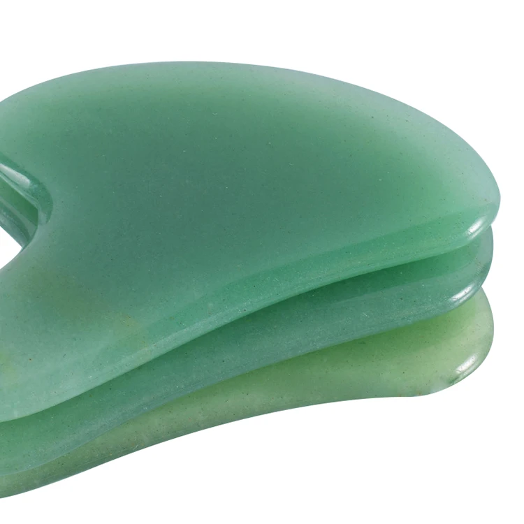 Natural Dong Ling Jade Stone Massage Tool Gua Sha Facial Tools Natural Jade Stone Guasha Board