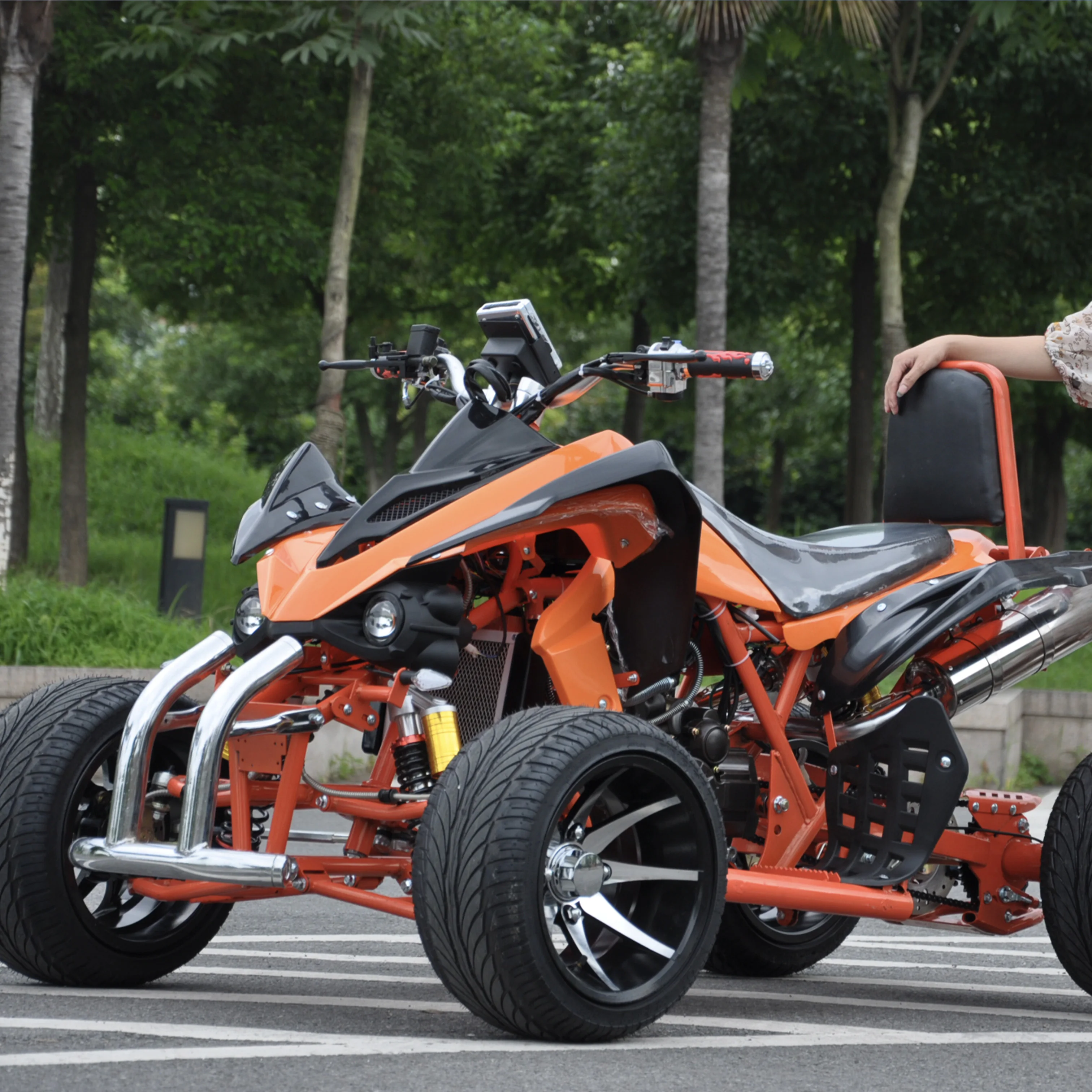 Best quality and low price for adults with front and rear aluminum rim front and rear quad bikes atv for sale 150cc atvs