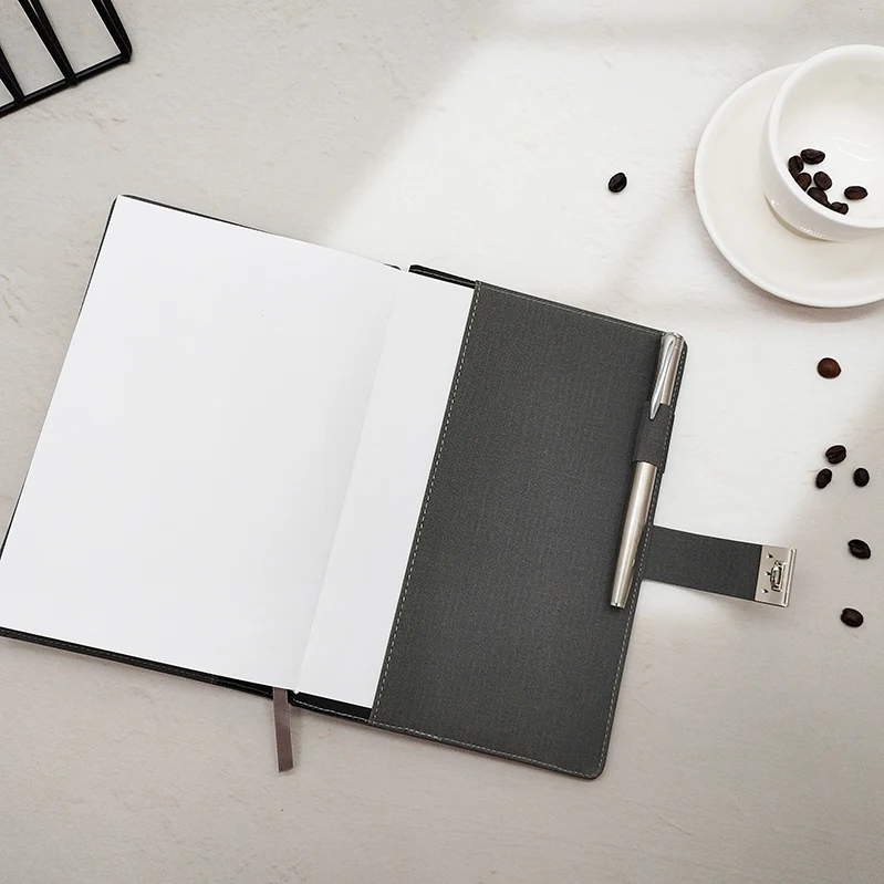 Custom A5 Hardcover Secret Journal Academic Diary Office Executive Notebook With Code Lock