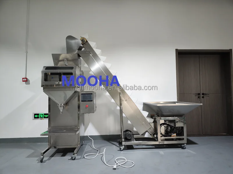 Semi Automatic Dry Nuts Rice Granule Weighing Machine 1kg Fertilizer Bagging Machine 5kg Grain Corn Filling Granule Machine