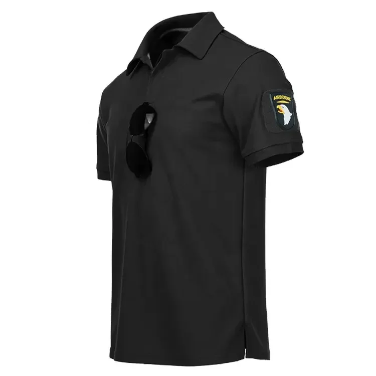 Factory Cheap Men t shirt Polyester/Cotton Polo Shirt Security Guard Uniforms Polo Shirts With Patch