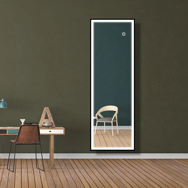 
 DHEEM настенное большое тонкое полноразмерное зеркало с подсветкой и освещением  