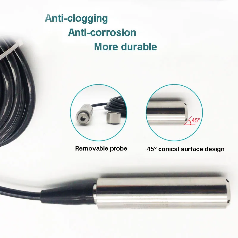 High quality wastewater level sensor water level sensor probe
