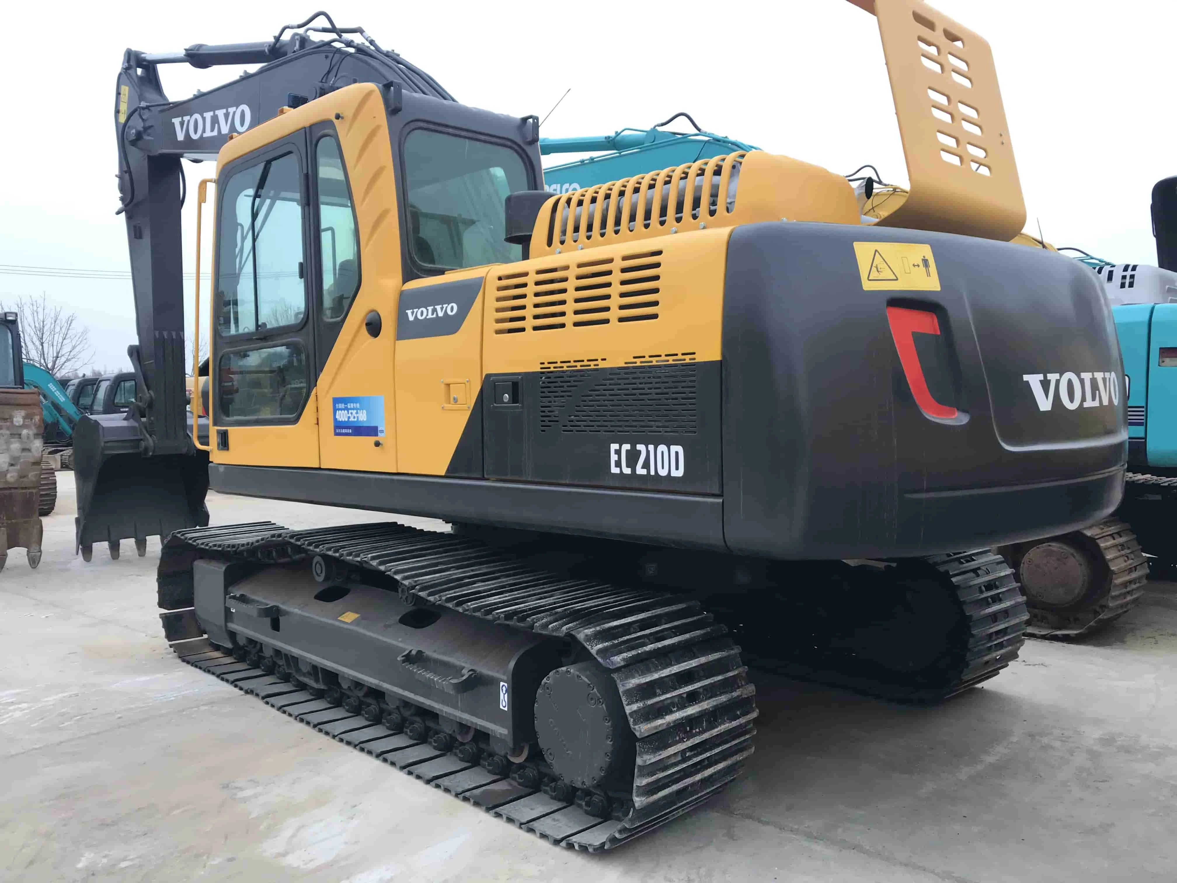 Cheap export volvo 210 used excavator volvo ec210d ec210 ec210b for sale 21 ton 210d escavator