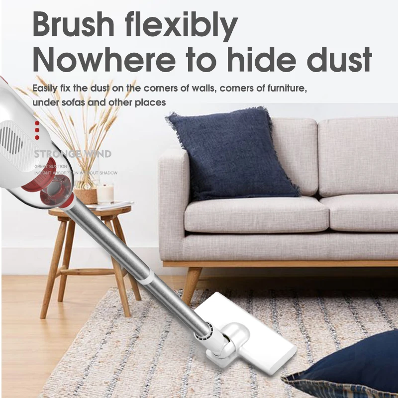 OEM High Suction Vacuum Cleaner Household 15000pa High Power Wet And Dry Small Electric Carpet Vacuum Cleaner