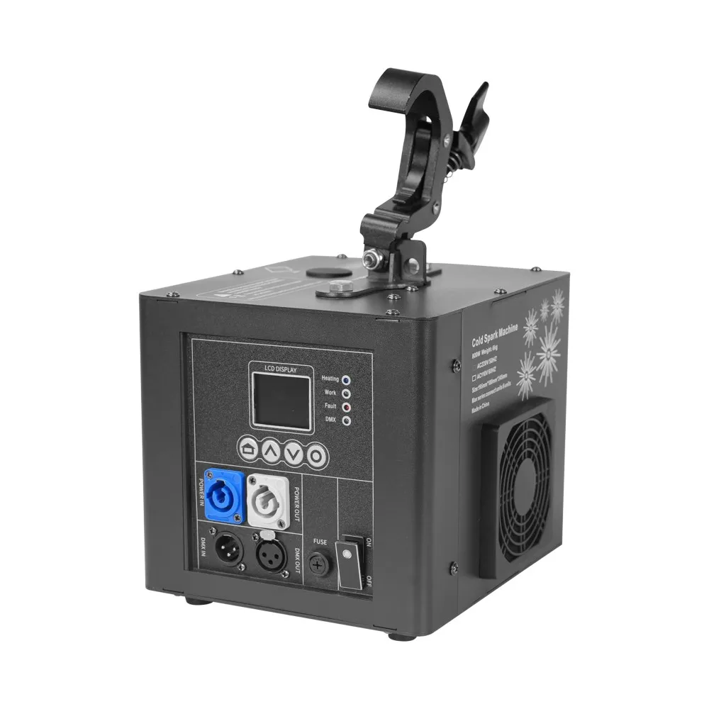 Cold Spark Machine 800w Fountain Fireworks Disco Lights Party Effect Upside Down Waterfall Spark Machine