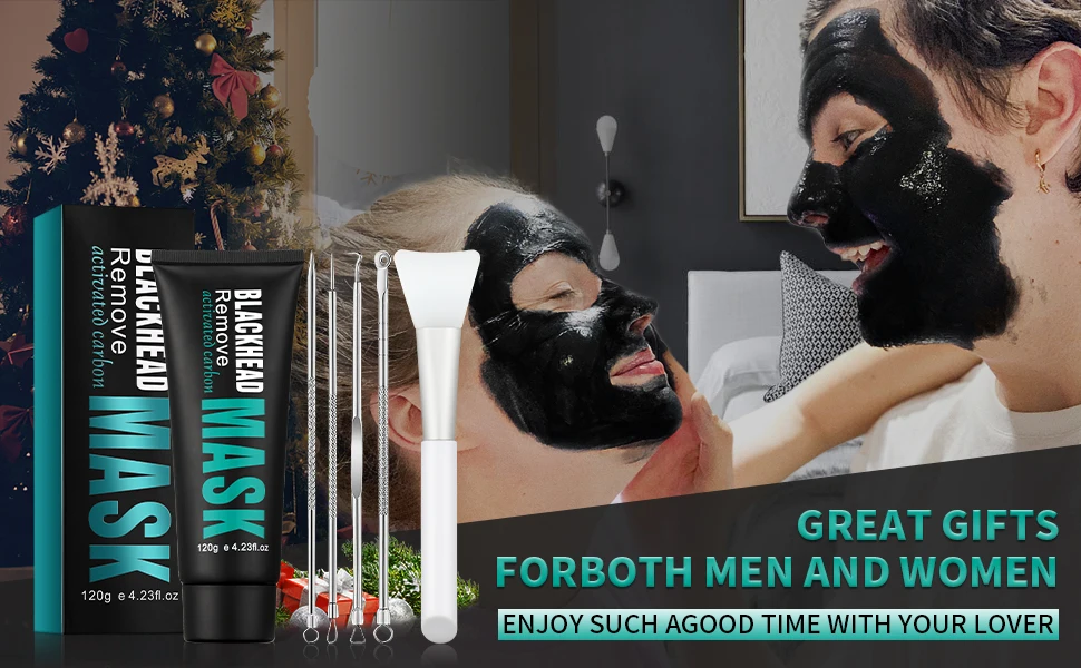 Wholesale Private Label Blackhead Remover Facial Mask Natural Oragnic Black Peel Off Face With Free Skin Care