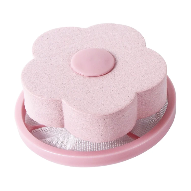  reusable laundry floating hair filter mesh bag pouch washing machine lint