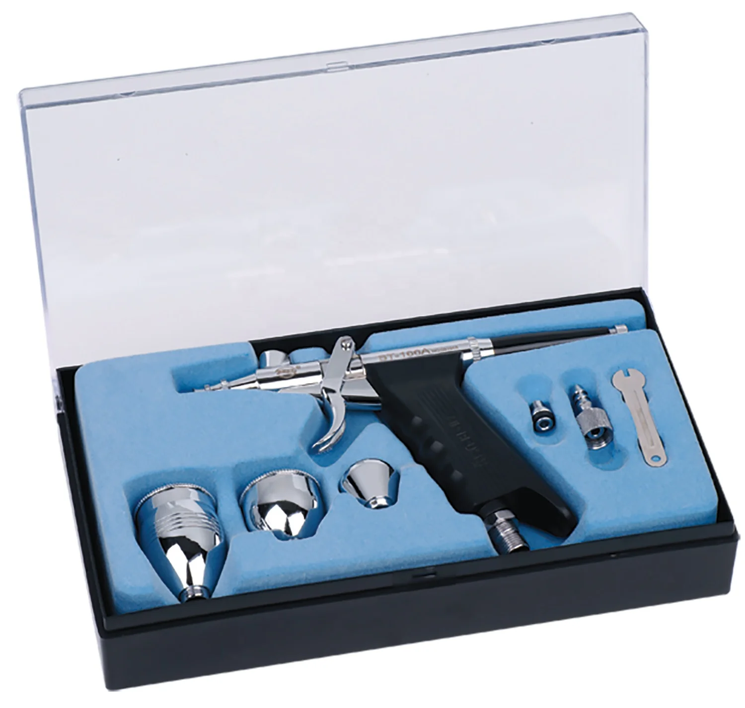 Double Action Gravity Feed  Spray Gun Used For Body Painting / Cake Decorating / Nail Painting Airbrush Gun