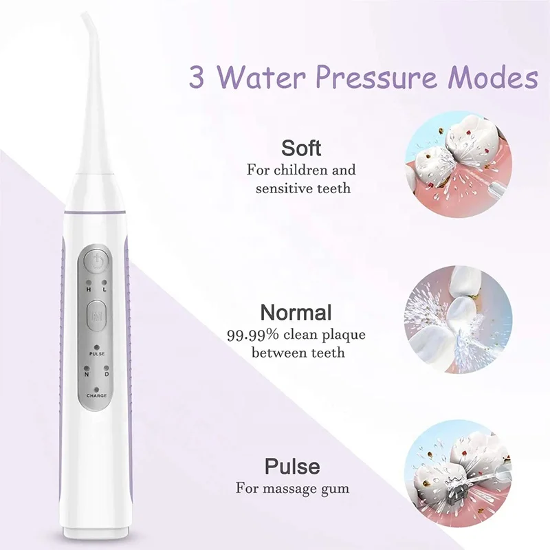 Portable Water Flosser (Electric Toothbrush and Water Flosser Combo In One)