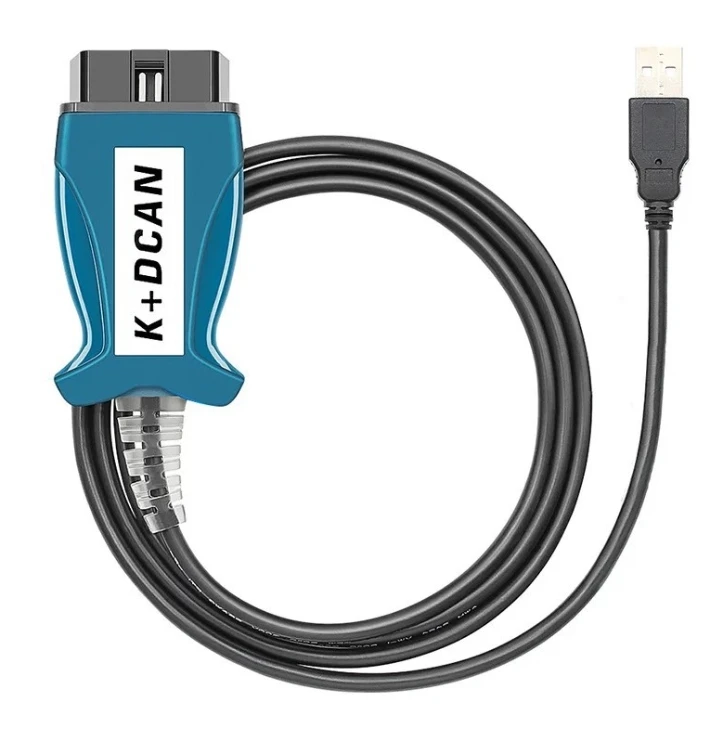 Лидер продаж белый кнопочный переключатель USB интерфейс OBD2 Автомобильный сканер Диагностический кабель для диагностического инструмента BMW K DCAN